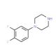 1-(3,4-Difluorophenyl)-piperazine (CAS 255893-57-3) - chemical structure image