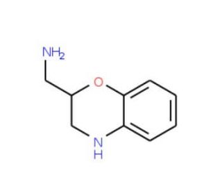 1-(3,4-Dihydro-2H-1,4-benzoxazin-2-yl)methanamine (CAS 102908-68-9) - chemical structure image