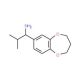 1-(3,4-Dihydro-2H-benzo[b][1,4]dioxepin-7-yl)-2-methyl-propylamine - chemical structure image