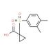 1-(3,4-Dimethyl-benzenesulfonyl)-cyclopropane-carboxylic acid - chemical structure image