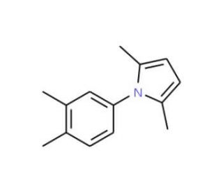 1-(3,4-Dimethyl-phenyl)-2,5-dimethyl-1H-pyrrole (CAS 92596-42-4) - chemical structure image
