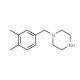 1-(3,4-Dimethylbenzyl)piperazine - chemical structure image