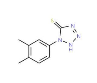1-(3,4-dimethylphenyl)-1H-tetrazole-5-thiol - chemical structure image