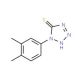 1-(3,4-dimethylphenyl)-1H-tetrazole-5-thiol - chemical structure image