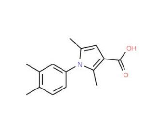 1-(3,4-dimethylphenyl)-2,5-dimethyl-1H-pyrrole-3-carboxylic acid - chemical structure image