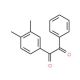 1-(3,4-dimethylphenyl)-2-phenylethane-1,2-dione (CAS 59411-15-3) - chemical structure image