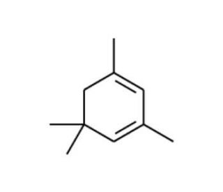 1,3,5,5-Tetramethyl-1,3-cyclohexadiene (CAS 4724-89-4) - chemical structure image