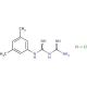 1-[3,5-Di-(trifluoromethyl)phenyl]biguanide hydrochloride (CAS 36068-40-3) - chemical structure image
