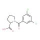 1-(3,5-dichlorobenzoyl)pyrrolidine-2-carboxylic acid - chemical structure image