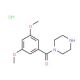 1-(3,5-dimethoxybenzoyl)piperazine hydrochloride - chemical structure image
