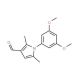 1-(3,5-dimethoxyphenyl)-2,5-dimethyl-1H-pyrrole-3-carbaldehyde - chemical structure image