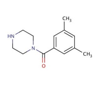 1-(3,5-dimethylbenzoyl)piperazine - chemical structure image