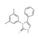 1-(3,5-dimethylphenyl)-5-phenyl-1H-imidazole-2-thiol - chemical structure image