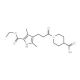 1-{3-[5-(Ethoxycarbonyl)-2,4-dimethyl-1H-pyrrol-3-yl]propanoyl}piperidine-4-carboxylic acid - chemical structure image