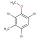 1,3,5-Tribromo-2-methoxy-4-methylbenzene (CAS 41424-36-6) - chemical structure image