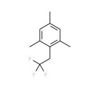 1,3,5-Trimethyl-2-(2,2,2-trifluoroethyl)benzene - chemical structure image