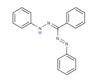 1,3,5-Triphenyltetrazolium formazan (CAS 531-52-2) - chemical structure image