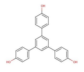 1,3,5-Tris(4-hydroxyphenyl)benzene (CAS 15797-52-1) - chemical structure image