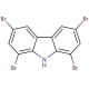 1,3,6,8-Tetrabromocarbazole - chemical structure image