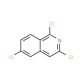 1,3,6-Trichloroisoquinoline (CAS 1053658-49-3) - chemical structure image