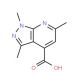 1,3,6-Trimethyl-1H-pyrazolo[3,4-b]pyridine-4-carboxylic acid - chemical structure image
