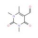 1,3,6-Trimethyl-2,4-dioxo-1,2,3,4-tetrahydro-pyrimidine-5-carbaldehyde - chemical structure image