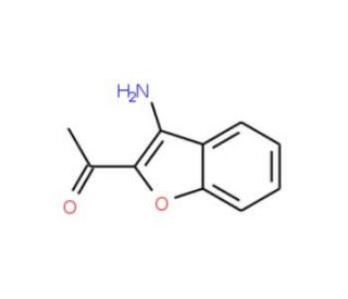 1-(3-Amino-benzofuran-2-yl)-ethanone (CAS 49615-96-5 ) - chemical structure image