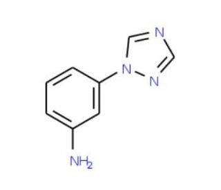 1-(3-Aminophenyl)-1H-1,2,4-triazole (CAS 176032-78-3) - chemical structure image