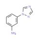 1-(3-Aminophenyl)-1H-1,2,4-triazole (CAS 176032-78-3) - chemical structure image