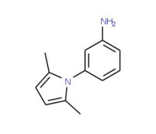 1-(3-Aminophenyl)-2,5-dimethylpyrrole (CAS 247225-33-8) - chemical structure image
