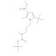 1-(3-Aminoprop-1-yl)-5-(tert-butyl)-2-methyl-1H-pyrrole-3-carboxylic acid, 1-BOC protected (CAS 306936-18-5) - chemical struc