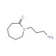 1-(3-aminopropyl)azepan-2-one (CAS 24566-95-8) - chemical structure image