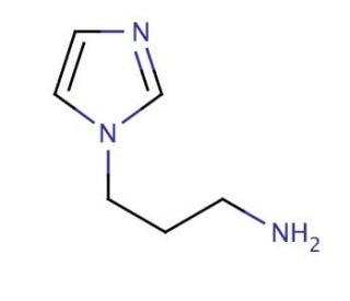 1-(3-Aminopropyl)imidazole (CAS 5036-48-6) - chemical structure image