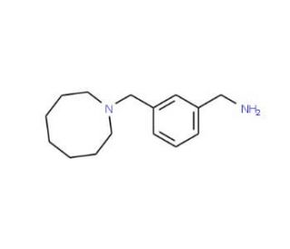 1-[3-(azocan-1-ylmethyl)phenyl]methanamine - chemical structure image