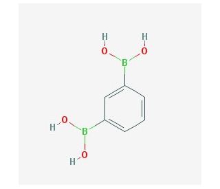 1,3-Benzenediboronic acid (CAS 4612-28-6) - chemical structure image