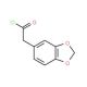 1,3-Benzodioxol-5-ylacetyl chloride (CAS 6845-81-4) - chemical structure image