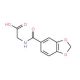 [(1,3-benzodioxol-5-ylcarbonyl)amino]acetic acid (CAS 27855-25-0) - chemical structure image