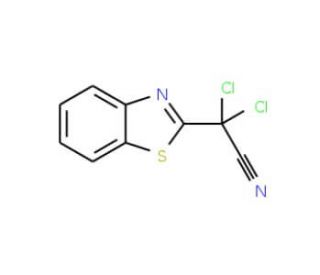 1,3-benzothiazol-2-yl(dichloro)acetonitrile - chemical structure image