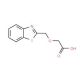 (1,3-benzothiazol-2-ylmethoxy)acetic acid (CAS 99513-52-7) - chemical structure image
