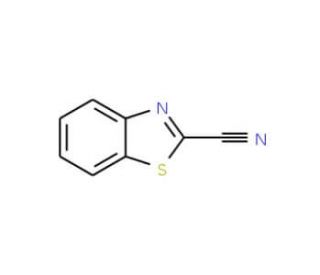 1,3-Benzothiazole-2-carbonitrile (CAS 2602-85-9) - chemical structure image