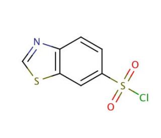 1,3-Benzothiazole-6-sulfonyl Chloride (CAS 181124-40-3) - chemical structure image