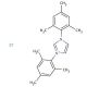 1,3-Bis(2,4,6-trimethylphenyl)imidazolium chloride (CAS 141556-45-8) - chemical structure image