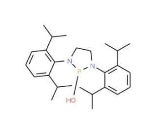 1,3-Bis-(2,6-diisopropylphenyl)-[1,3,2]diazaphospholidine 2-oxide (CAS 854929-36-5) - chemical structure image