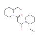 1,3-Bis-(2-ethyl-piperidin-1-yl)-propane-1,3-dione - chemical structure image