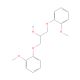 1,3-Bis(2-methoxyphenoxy)-2-propanol (CAS 16929-60-5) - chemical structure image