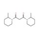 1,3-Bis-(2-methyl-piperidin-1-yl)-propane-1,3-dione - chemical structure image