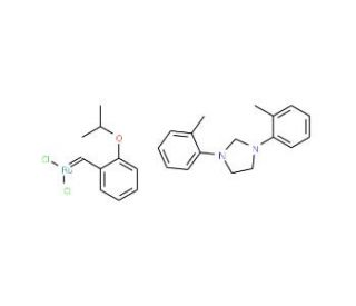 [1,3-Bis(2-methylphenyl)-2-imidazolidinylidene]dichloro(2-isopropoxyphenylmethylene)ruthenium(II) - chemical structure image