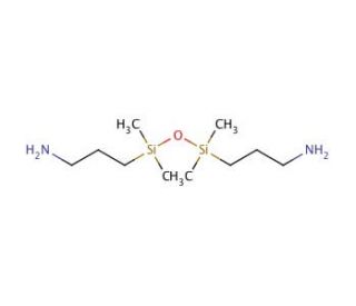 1,3-Bis(3-aminopropyl)-1,1,3,3-tetramethyldisiloxane (CAS 2469-55-8) - chemical structure image