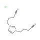 1,3-Bis(3-cyanopropyl)imidazolium chloride (CAS 813458-73-0) - chemical structure image