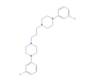 1,3-Bis-[4-(3-chlorophenyl)piperazin-1-yl]propane (CAS 6323-09-7) - chemical structure image